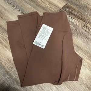 NWT lululemon align crop Java pant size 8